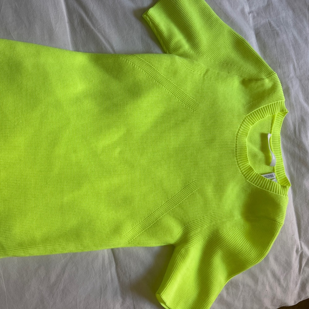 HELMUT LANG NEON YELLOW T SHIRT